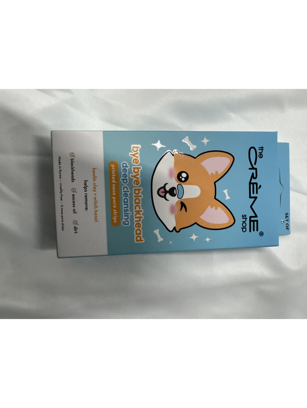 The Crème Shop Bye Bye Blackhead Deep Cleansing Printed Nose Pore Strips - Set 6